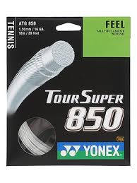 Yonex Tour Super 850 16/1.3mm Tennis String Set White – Everything